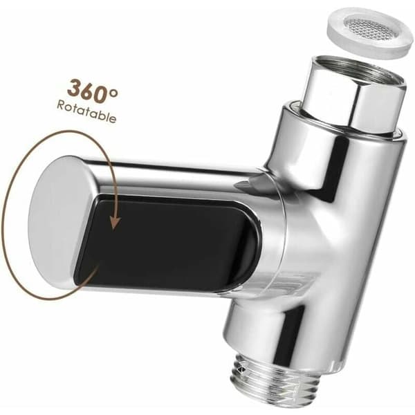 LED brusetermometer, 5-85°C digitalt termometer, med 360° roterende termometer