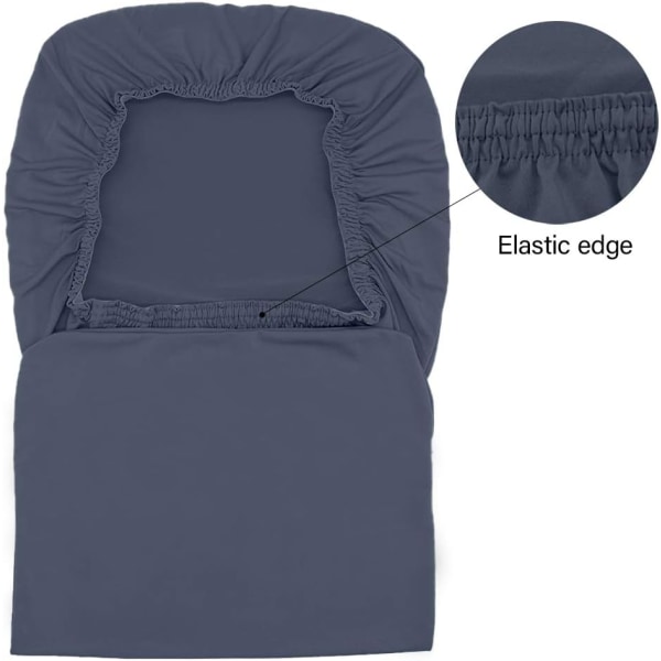 4 stycken elastiska moderna stolsöverdrag, avtagbara tvättbara stretch