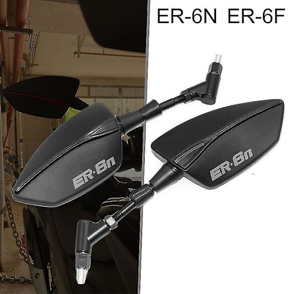 Qx för Kawasaki Er6n Er6f Er-6n motorcykelbackspegel backspeglar