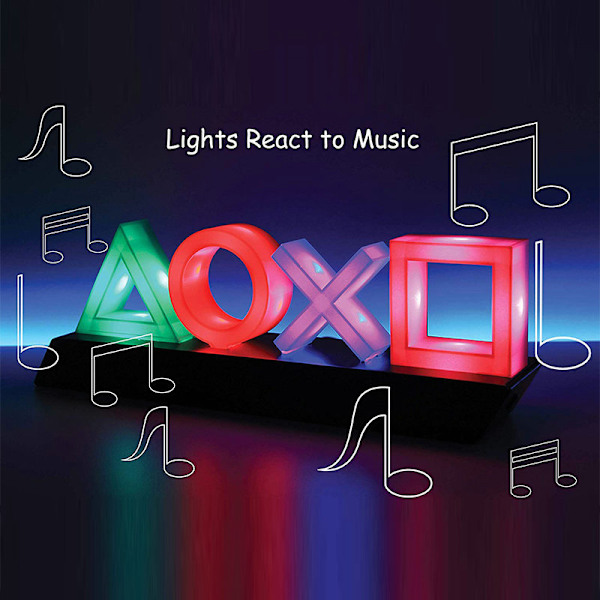 1 stk ny kreativ ikonlampe ps5/PS4 stemningslys XO-spill