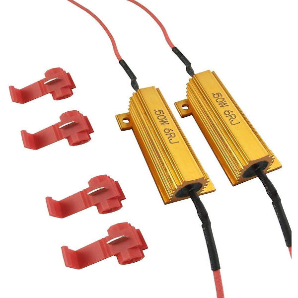 50w 6ohm belastningsmodstande til reparation af LED-pærer Hurtig Hyper Flash Blinklys