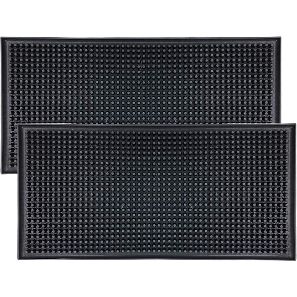 2 stk. 30*15cm sorte vandseparerende bardug bardug blød