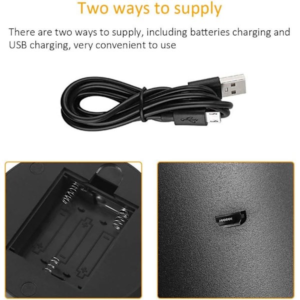 8,5*3,8cm, 3D LED Nattlampa Bas, Set med 4 3D LED Nattlampor