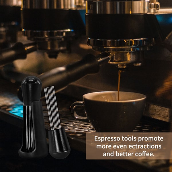 1 espressodispenser-værktøj med holder, espressonål og dispenser