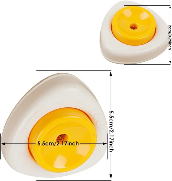 2 stk. Æggepudder Separator, Hulstans Divider, Æggepudder