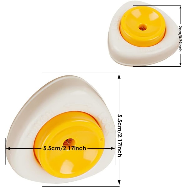 2 stycken äggvispseparator, hålslagare, äggvisp