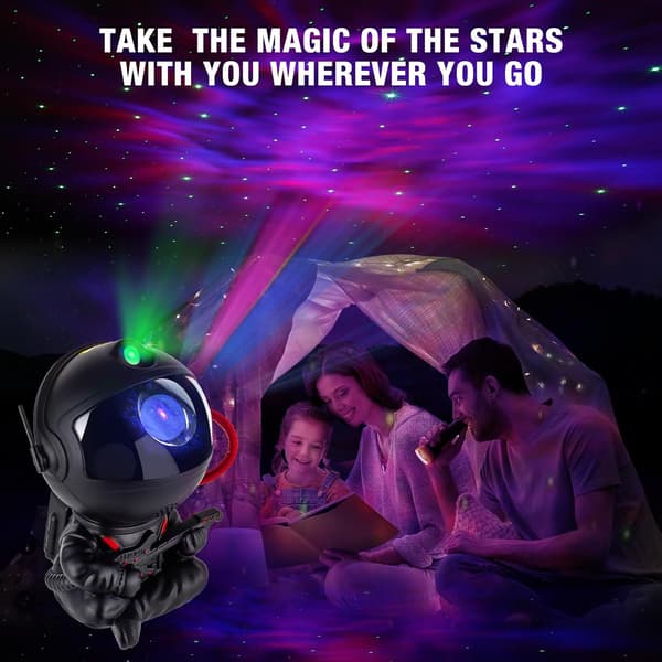 Stjerneprojektor Galaxylys, nattlys for barn, lysprojektor
