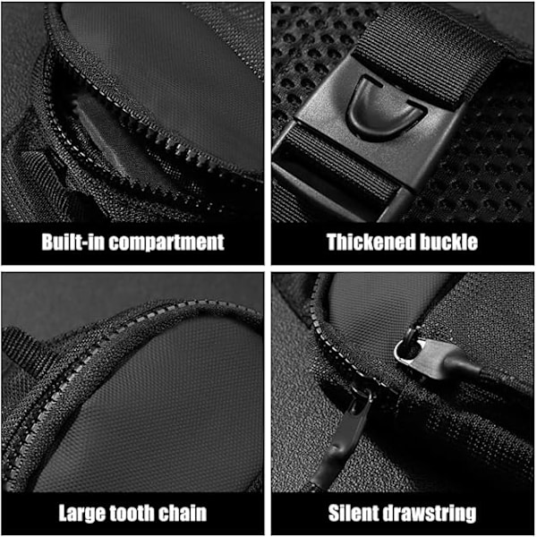 Slingväskor, Vattentät Bröst Crossbody Väska Med Justerbar Axelrem För Män & Kvinnor Vandring Resor Utomhussporter