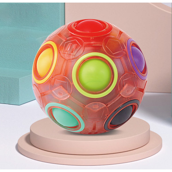 Magic Rainbow Ball Regnbue Magic Regnbue Ball Puslespil Terning Terning til
