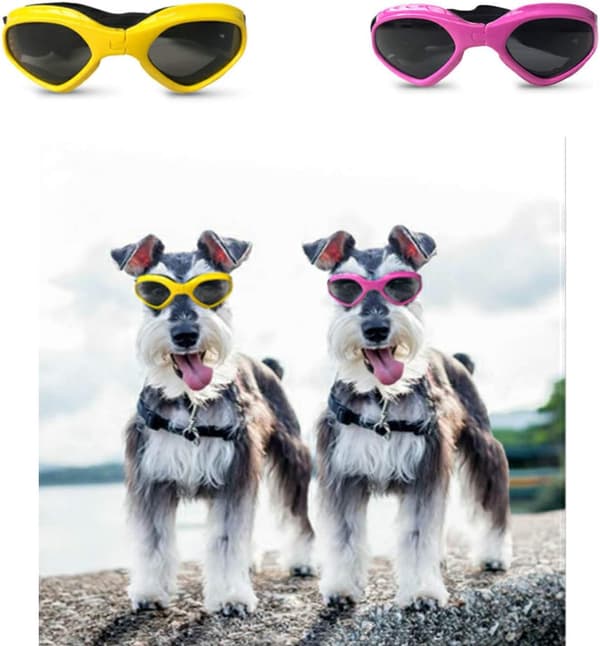 Hunde Briller, Kjæledyr Solbriller, Foldbare Hunde Briller UV Beskyttelse