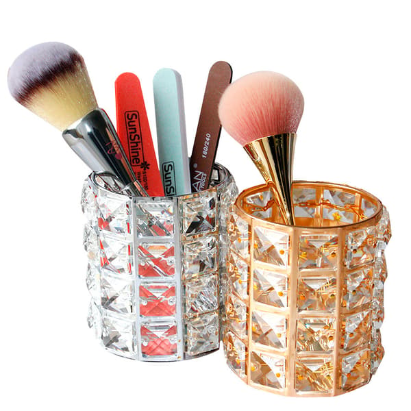 Makeupbørstebeholder Rose Guld Makeupramme Rose Guld Tilbehør