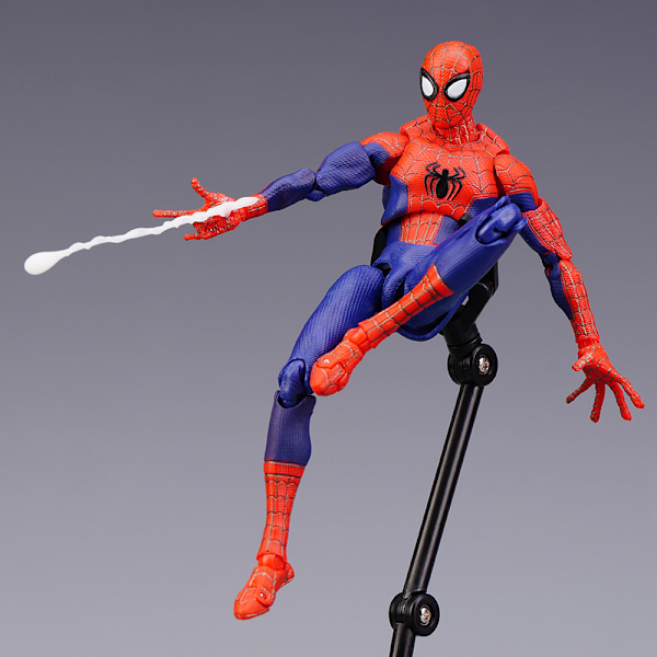 SV ACTION Spider-Man: Into the Spider-Verse Fet Peter Parker Actionfigur Modell