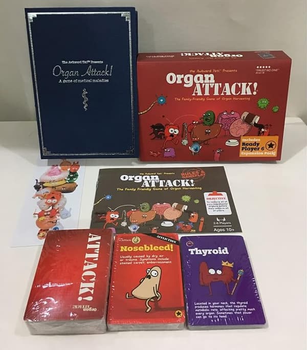 Kortspel för, snögubbeorganattack! (Engelsk version)