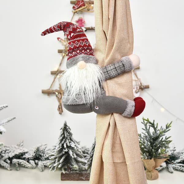 2 st julgardinspännare Mr & Mrs Tomte