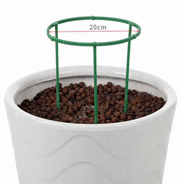 3 stk. 20 cm Diameter Krabbeklo-Orkidestativ Multi-lags Blomst