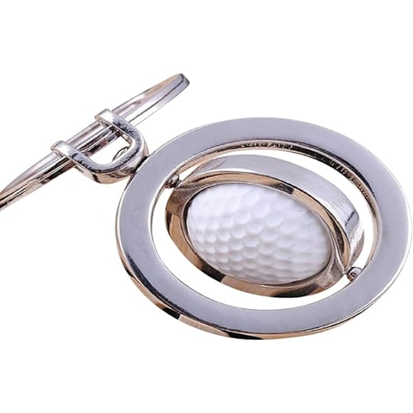 1 roterende 3D golf nøglering/gave/gave/Nøglering