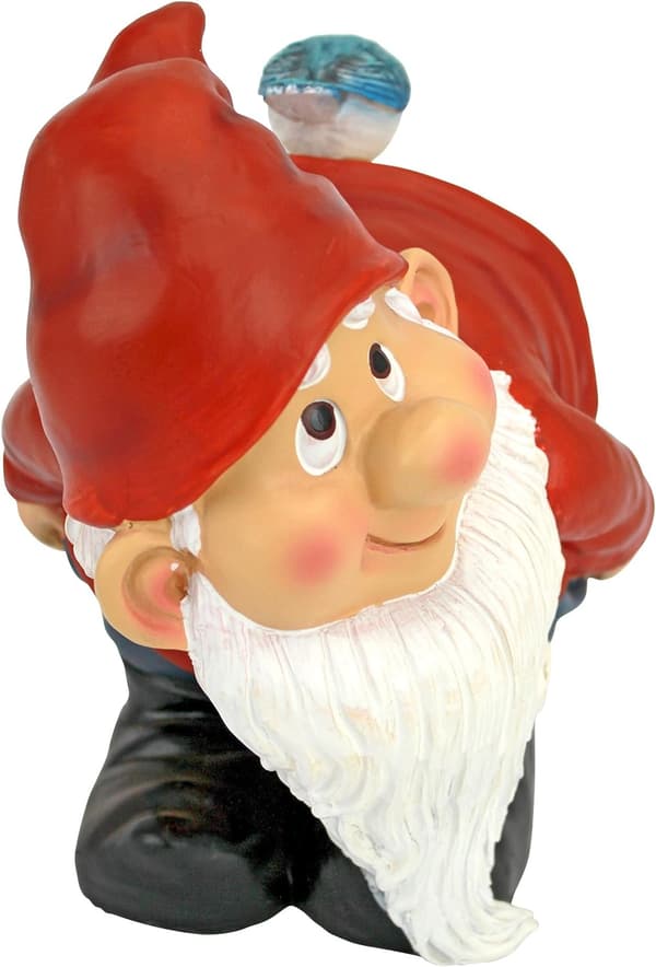 Naken Hagegnom Statue, Medium 21cm, Polyresin, Full