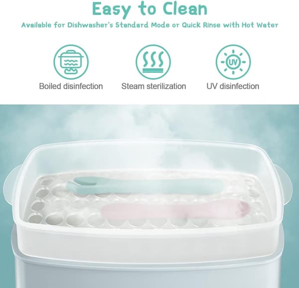 Silikonbabyskedar, 4 st Halksäkra Ultratunna Babyskedar