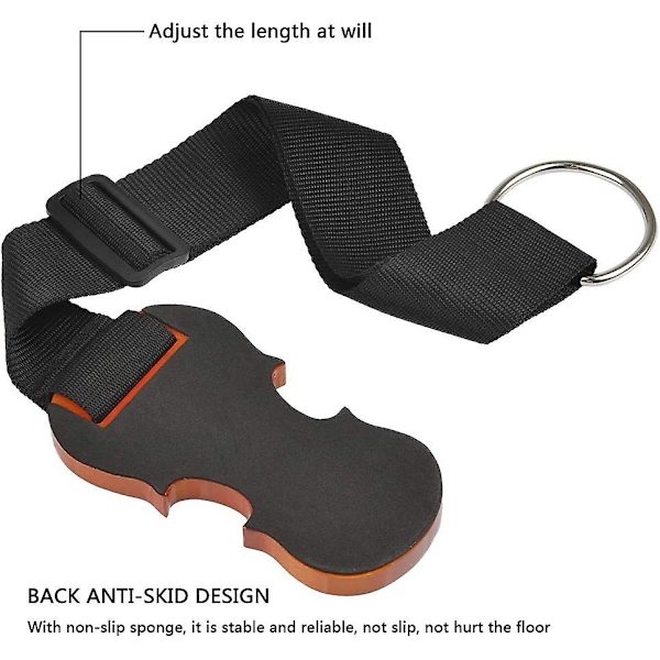 Cello Stopper halkfri hållare stopp solid trä hållare för celloankarskydd med 4 formade hål