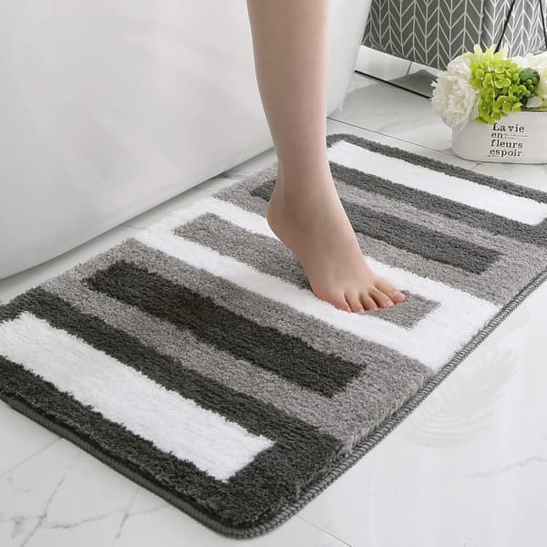 Antislip Bademåtte Køkkenmåtte Blød Badeværelsesmåtte Fluffy