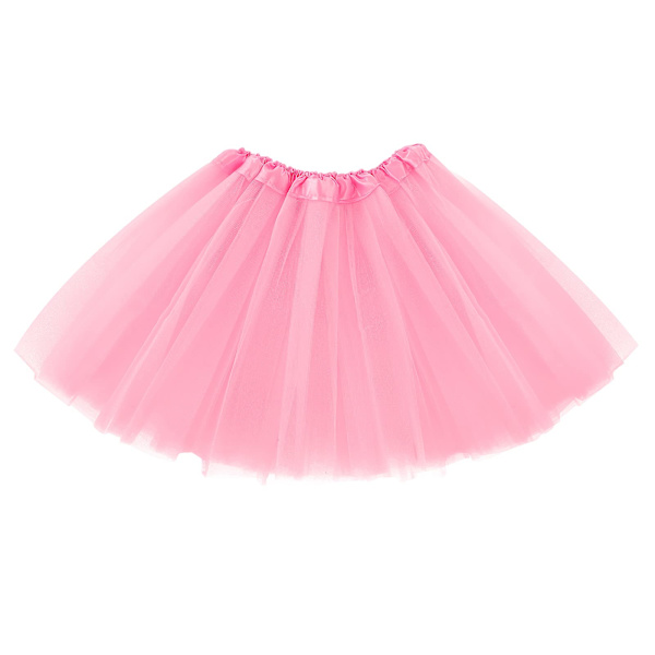 1 rosa lagert tutu för stretch