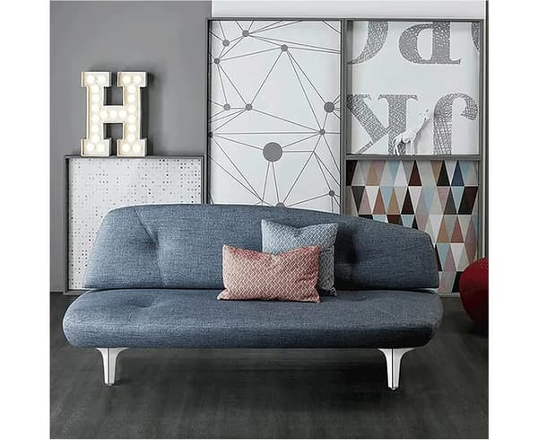 4-pakks metallmøbler sofaben, moderne DIY møbler ben