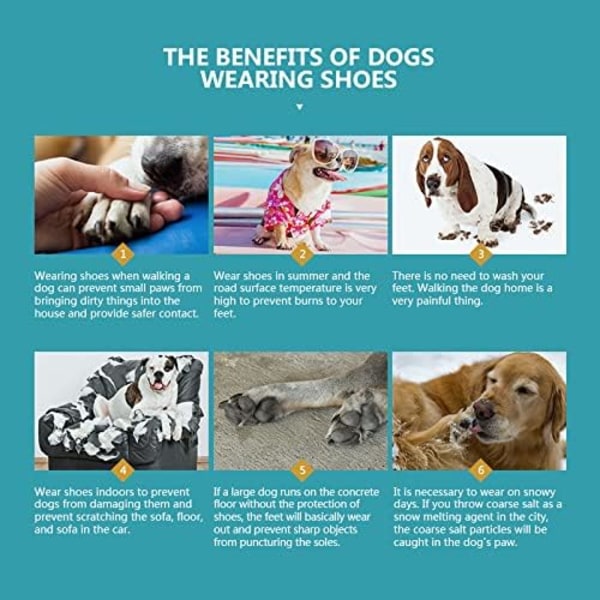 Skyddsstövlar för hund, thermal långa hundskor, andas
