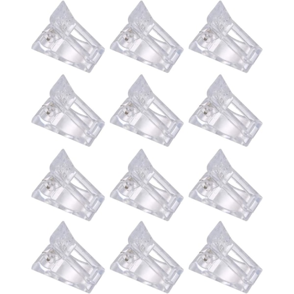 12 stk neglklippere neglklipp rask byggetips for polygel