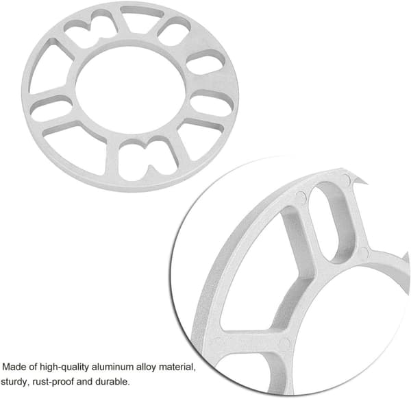 10mm hjulpakning i aluminiumslegering, 2 hjulnavpakninger