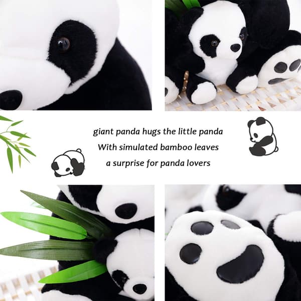 1 bamse med baby panda