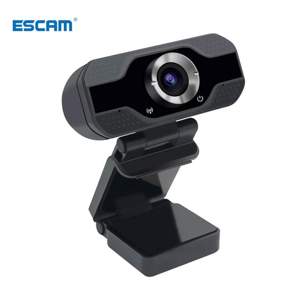 Webcam med mikrofon HD 1080P computer USB webkamera til stationær