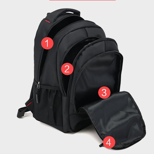 Laptop Ryggsekk, Ryggsekk for Laptop for Kvinner og Menn, Reise Ryggsekk, Opptil 15-16 tommer Stor Ryggsekk