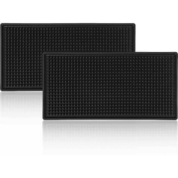 Blød Barmåtte Sort Farve PVC Underkop Serveringsbar Vandafvisende