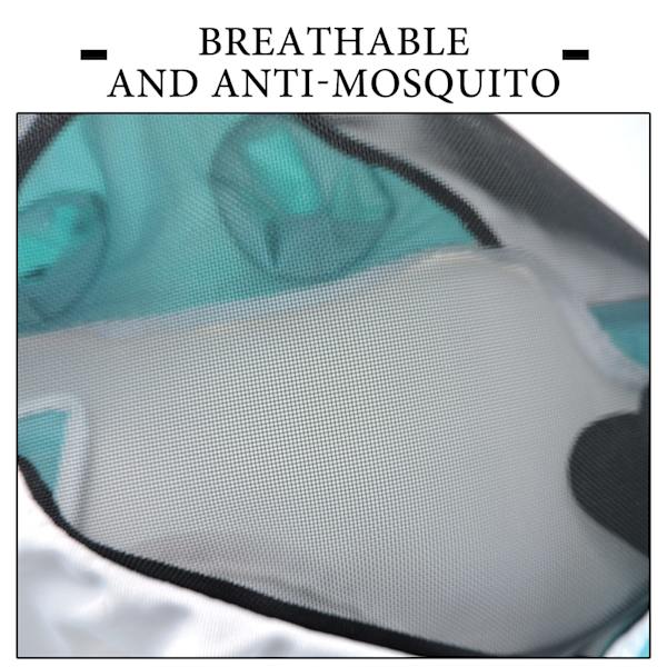 Blød mesh øjen-hestflue maske med ører