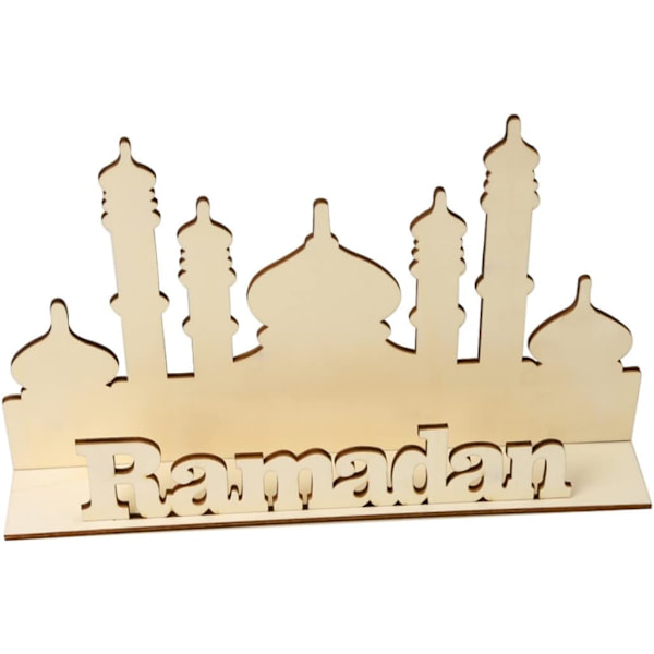 1 stk DIY Mubarak Pynt Eid Mubarak Trepynt Ramadan