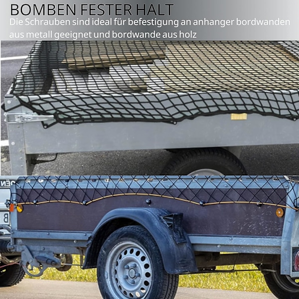 20 Fästen Bilkrokar Bilkonverteringskrokar Bagagenät Släpvagn