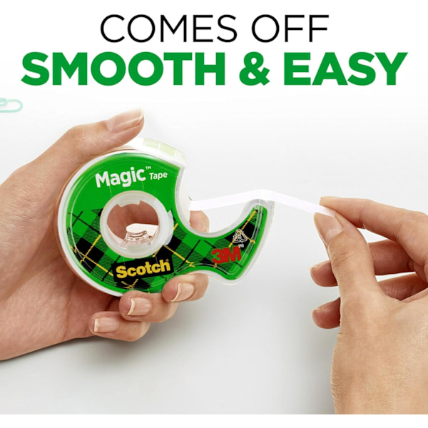 Scotch Magic Tape, Usynlig, Kontorartikler til Hjemmet og Tilbage til Skolen, 6 Ruller