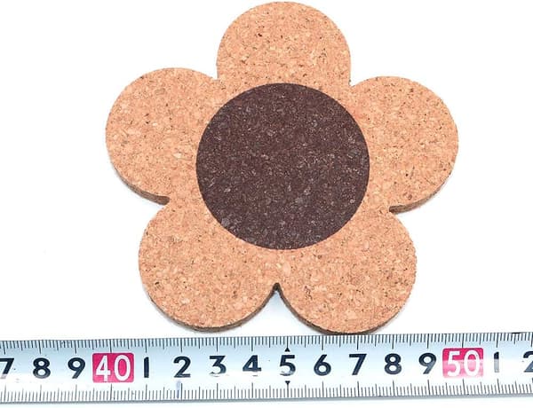 5 stk. 4 tommers Isolerte underlag Korkunderlag Plassmatter