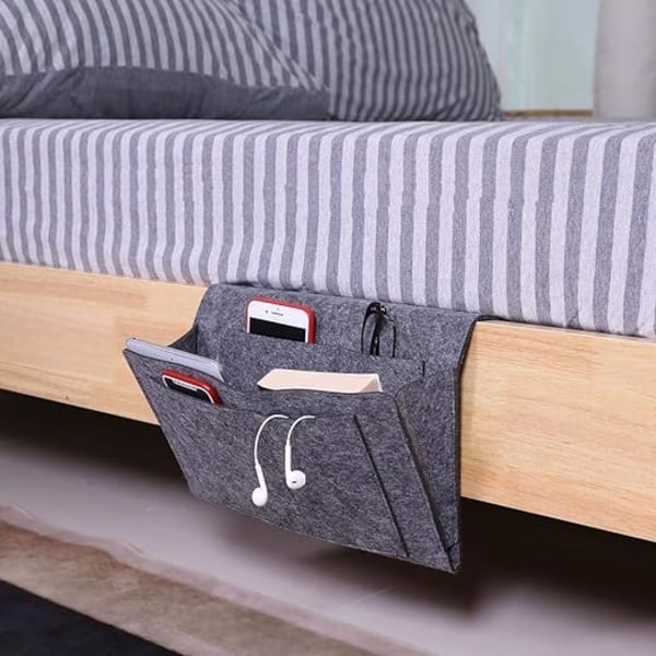 1pc gray bedside Organizer bedside Pocket bedside Organizer