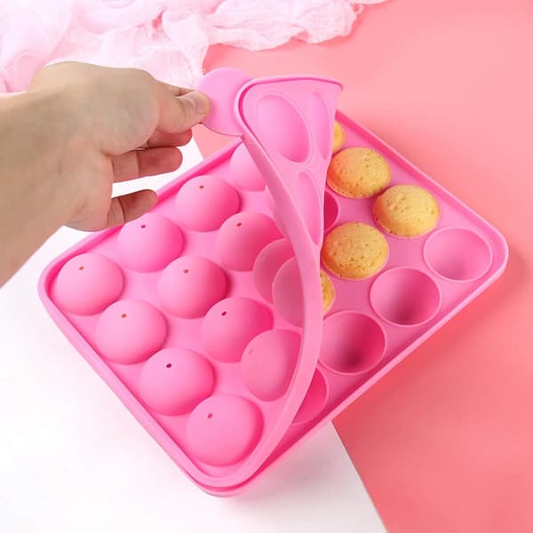 20 Huleformer for Kakepuff, Runde Lollipopformer