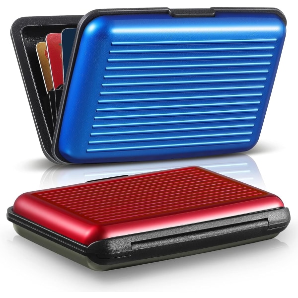 2-pack kreditkortshållare Slim mini RFID-blockerande kreditkort
