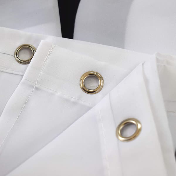 Polyester Bruseforhæng Sort Kat Mønster Tekstil Bruseforhæng