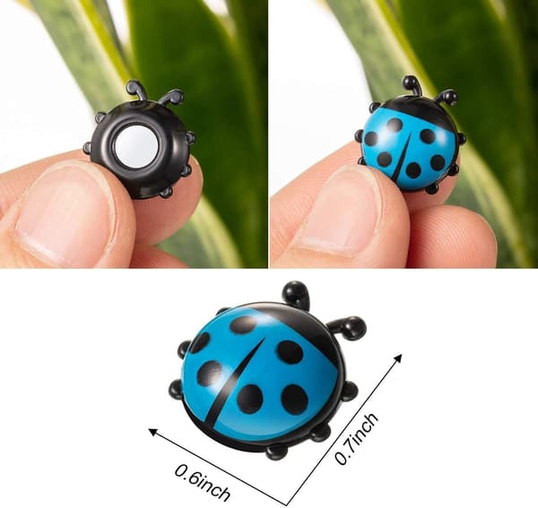 Ladybug kylskåpsdekaler, 6 st söta kylskåpsdekaler