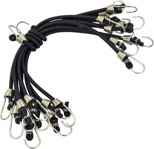 10 stycken 25 cm latex metallkrok mini repband Elastiskt rep