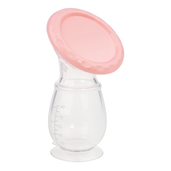 Pink silikone brystpumpe/mælkesamler - Gem hver eneste dråbe
