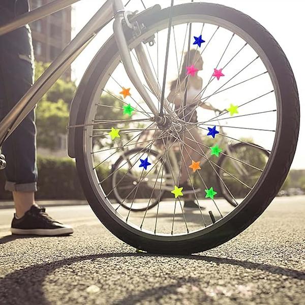 72-pack cykelhjulstrådsstjärnor - Flerfärgade, Cykel