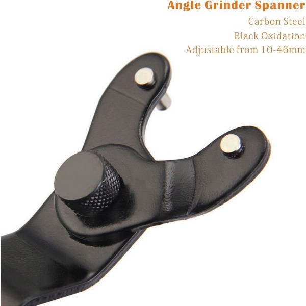 Universal angle grinder wrench 10-40 mm with plastic non-slip