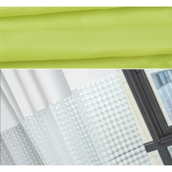 Beige Duschdraperi 200x180cm Vattentät Halvtransparent EVA