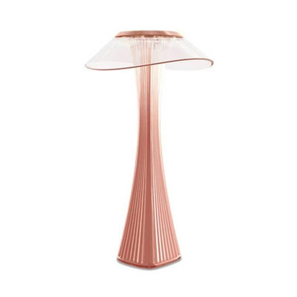 Ladeskrivebordslampe med rosagull-touch - USB Titanium