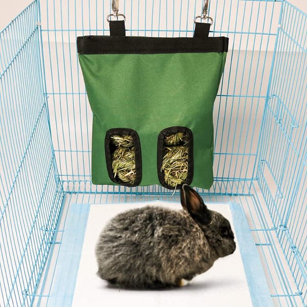 Foderpåse för husdjur Kanin Stor Kapacitet Hängande Höpåse Hamster